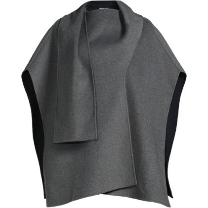 Women's Reversible Cape with Scarf Neck - primary
