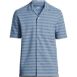 Men's Short Sleeve Textured Camp Collar Button Down Shirt, Front