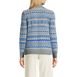 Women's Cozy Lofty Jacquard Mock Neck Sweater, Back