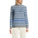 Women's Cozy Lofty Jacquard Mock Neck Sweater, Front