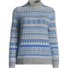 Women's Cozy Lofty Jacquard Mock Neck Sweater, Front