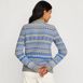 Women's Cozy Lofty Jacquard Mock Neck Sweater, Back