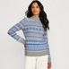 Women's Cozy Lofty Jacquard Mock Neck Sweater, Front