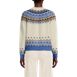 Women's Cozy Lofty Fair Isle Cardigan Sweater, Back