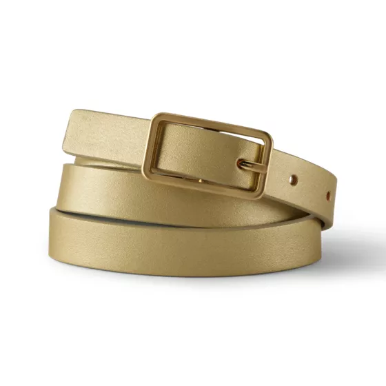 Women's Reversible Skinny Belt - primary