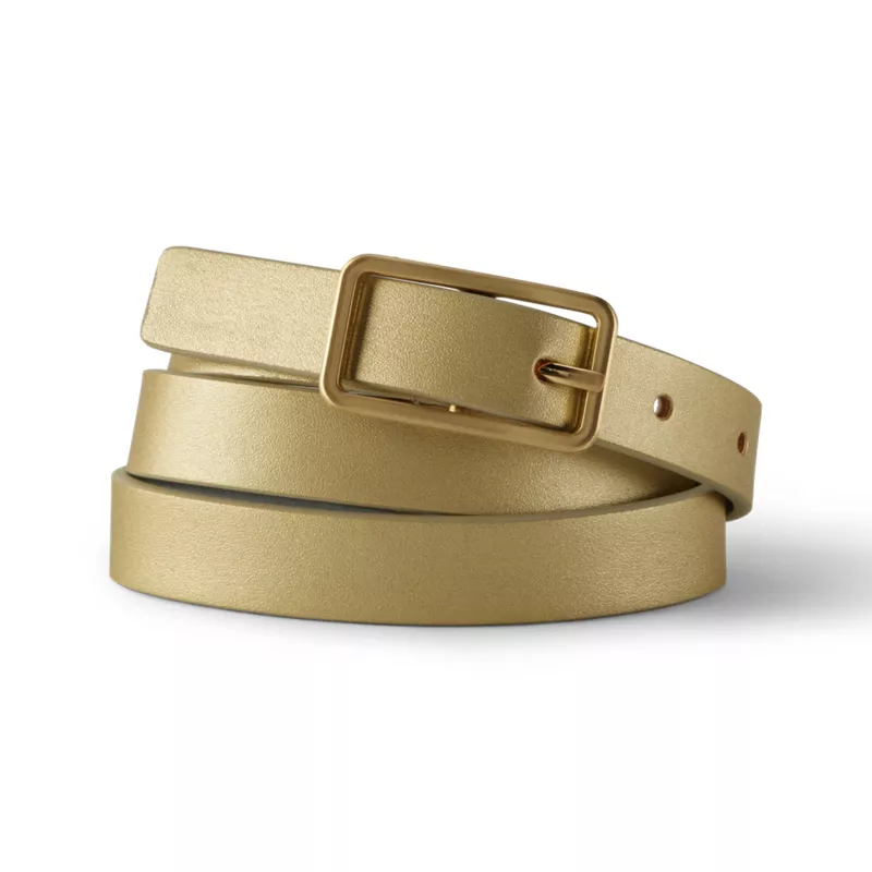 Women's Reversible Skinny Belt, Front