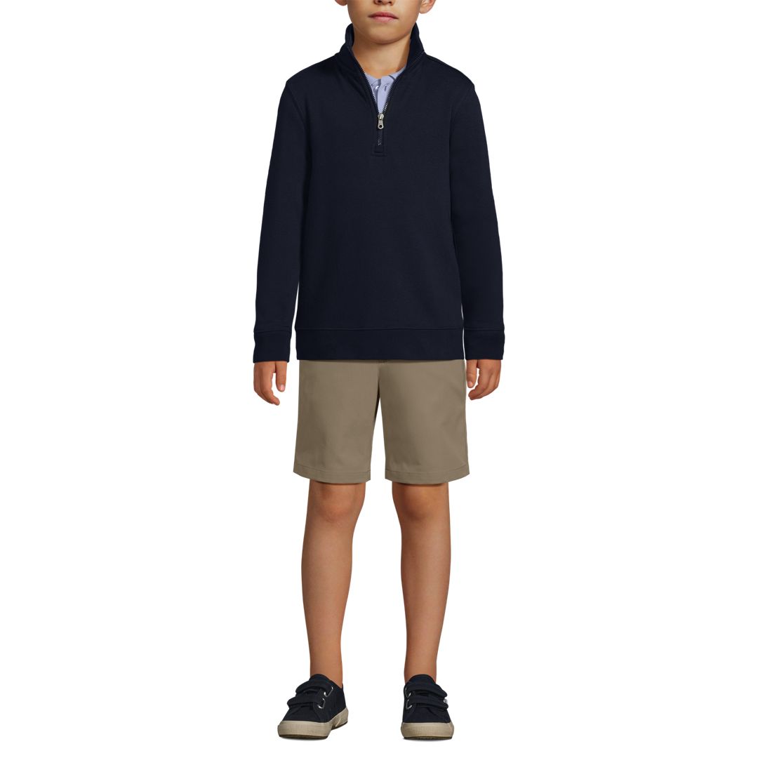 School Uniform Kids Quarter Zip Sweatshirt