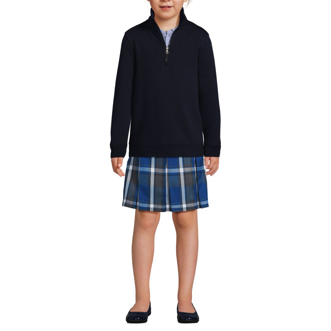 School Uniform Kids Quarter Zip Sweatshirt