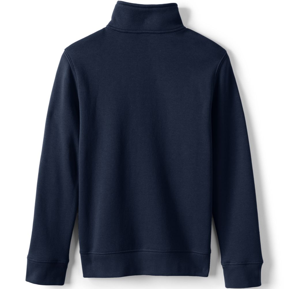 School Uniform Kids Quarter Zip Sweatshirt Lands End
