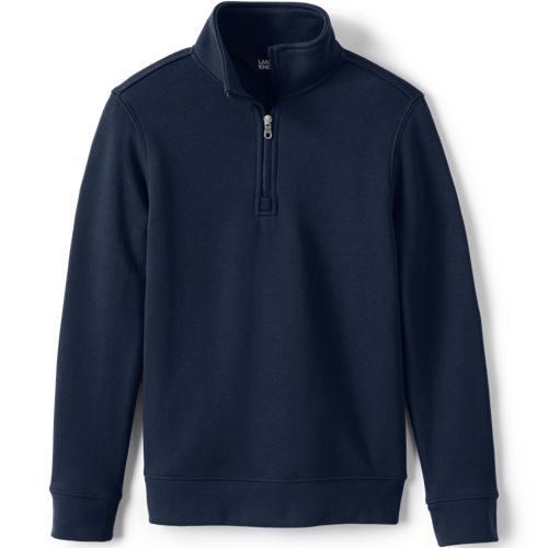 School Uniform Kids Quarter Zip Sweatshirt Lands End