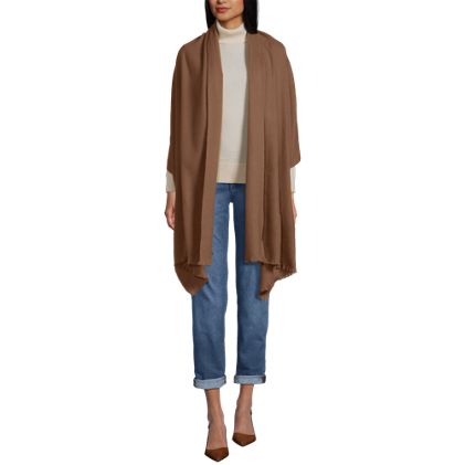 Women's CashTouch Eyelash Fringe Travel Wrap - image 2