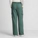 Women's High Rise TENCEL™ Fiber Drapey Wide Leg Cargo Pants, Back