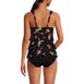 Women's Smoothing Control Ruffle Fauxkini One Piece Swimsuit, Back