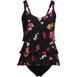 Women's Smoothing Control Ruffle Fauxkini One Piece Swimsuit, Front