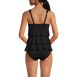 Women's Ruffle Fauxkini One Piece Swimsuit, Back