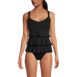 Women's Ruffle Fauxkini One Piece Swimsuit, Front