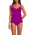 Women's Ruffle Fauxkini One Piece Swimsuit, Front
