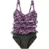 Women's Ruffle Fauxkini One Piece Swimsuit, alternative image