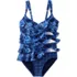 Women's Long Torso Ruffle Fauxkini One Piece Swimsuit, alternative image