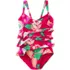 Women's Ruffle Fauxkini One Piece Swimsuit, alternative image