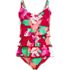 Women's Ruffle Fauxkini One Piece Swimsuit, Front