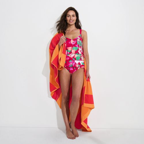 Women's Ruffle Fauxkini One Piece Swimsuit