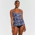 Women's Ruffle Fauxkini One Piece Swimsuit, Front