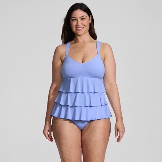 swimming dress for fat ladies Aboser Women's Plus Size Swim Dress with Boyshorts 2 Piece Swimsuit Built  in Bra Modest Tankini Bathing Suit Flowy Loose Fit Beachwear