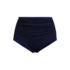 Women's Plus Size Tummy Control Retro High Waisted Bikini Swim Bottoms, Front