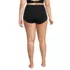 Women's Plus Size Tummy Control Retro High Waisted Bikini Swim Bottoms, Back