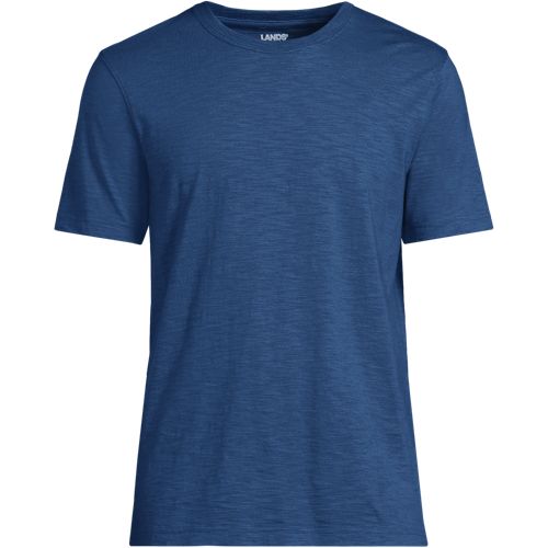 Tシャツ・カットソー [SAENGINSTUDIO] SHIRRING DETAIL ELBOW-LENGTH SLEEVE Lands' End Womens Elbow Sleeve Lightweight Jersey Crew Neck
