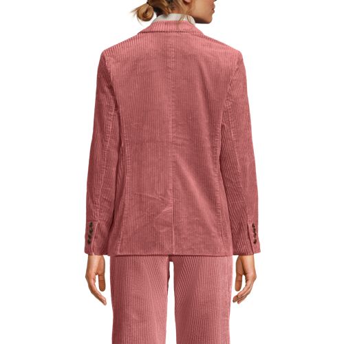 Women's Wide Wale Corduroy Blazer, Back