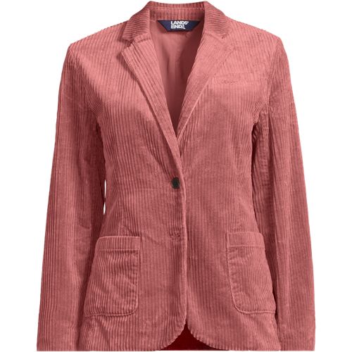 Women's Wide Wale Corduroy Blazer, Front