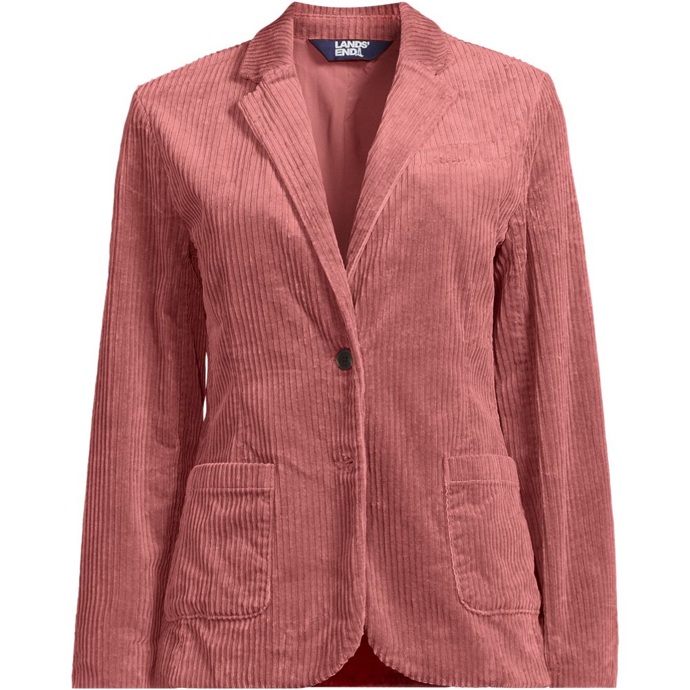 Women s Wide Wale Corduroy Blazer Lands End