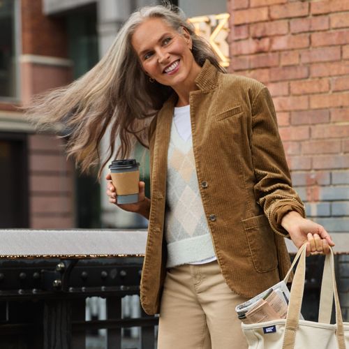 Women's Wide Wale Corduroy Blazer