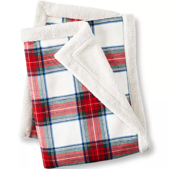 Sherpa Fleece Throw Blanket - primary