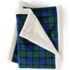 Sherpa Fleece Throw Blanket, Front