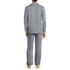 Men's Long Sleeve Temperature Regulating Woven Sleep Set, Back