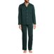 Men's Long Sleeve Temperature Regulating Woven Sleep Set, Front