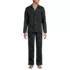 Men's Long Sleeve Temperature Regulating Woven Sleep Set, Front