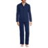 Men's Long Sleeve Temperature Regulating Woven Sleep Set, Front