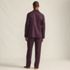 Men's Long Sleeve Temperature Regulating Woven Sleep Set, Back