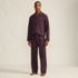 Men's Long Sleeve Temperature Regulating Woven Sleep Set, Front