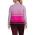 Plus Size Anyweather Fleece Quarter Zip Pullover, Back