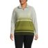 Plus Size Anyweather Fleece Quarter Zip Pullover, Front