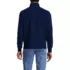 Men's Textured Fleece Half Zip, Back