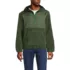 Men's Hooded Half Zip Sherpa Fleece Pullover, Front