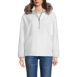 Women's Hooded Half Zip Faux Fur Sherpa Fleece Pullover, Front