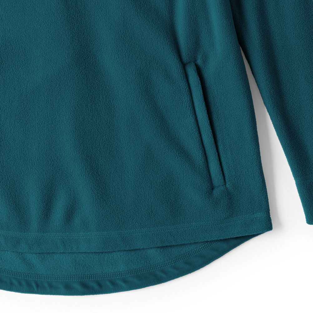 Women's Anyweather Quarter Zip Fleece Tunic Pullover | Lands' End