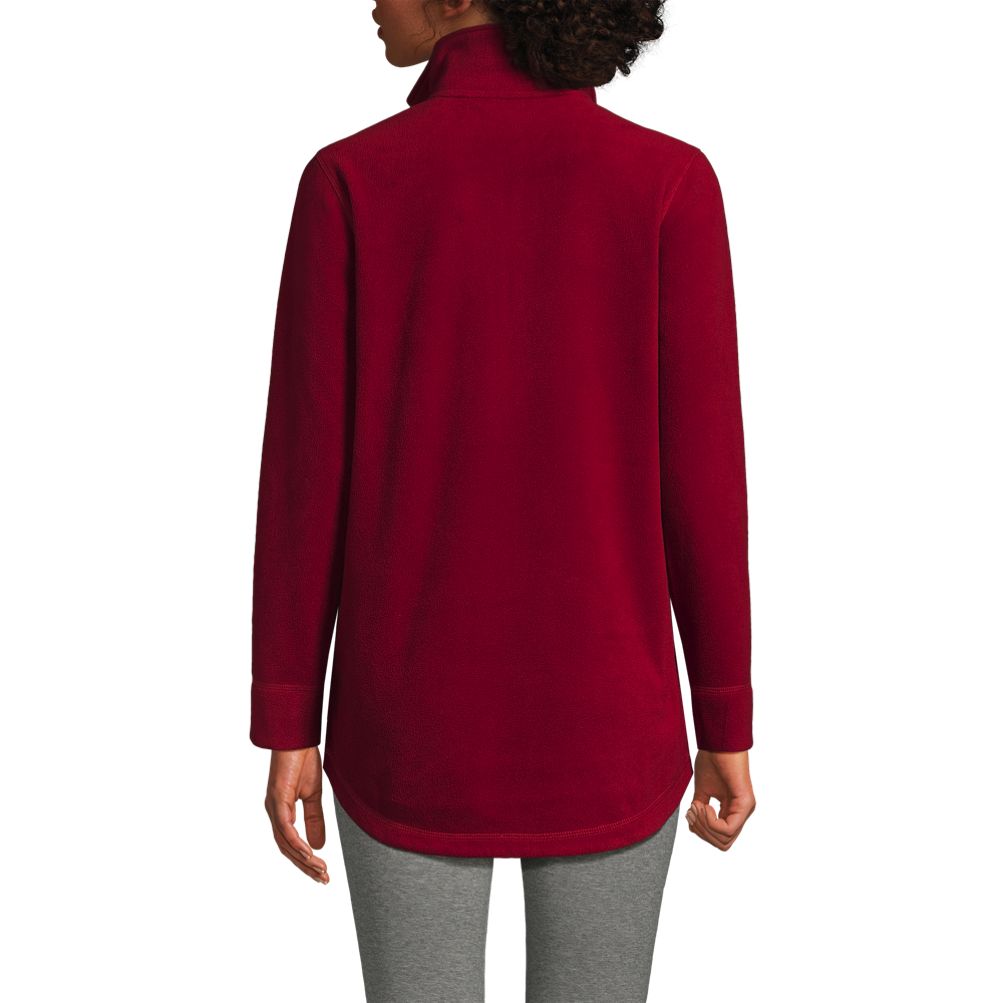 Women's Anyweather Quarter Zip Fleece Tunic Pullover | Lands